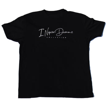 INspireDreamzCollection Black  T-Shirt Black / White Logo